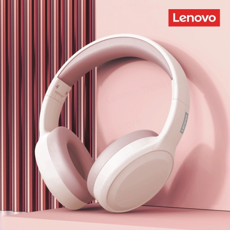 Lenovo thinkplus (TH30) - Pink - Over-Ear - Bluetooth - Wireless Headphones