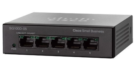 Cisco (SG100D-05 V2) - 5-Port Gigabit Switch