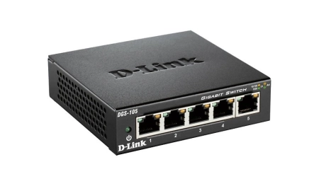 D-Link (DGS-105) - 5-Port Gigabit Switch - C6