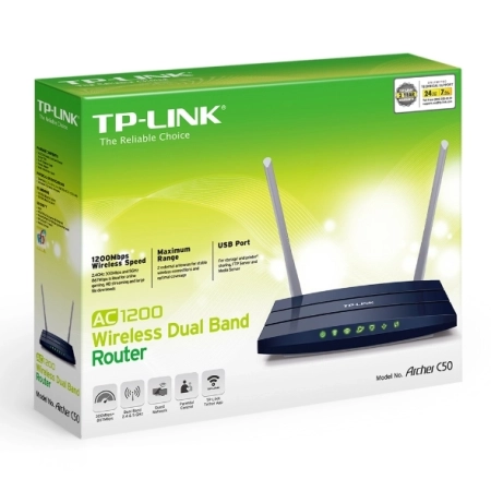 TP-Link AC1200 (Archer C50) - Dual-Band AC - Router