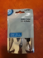 onn. 3.5 mm Audio Cable - 3ft
