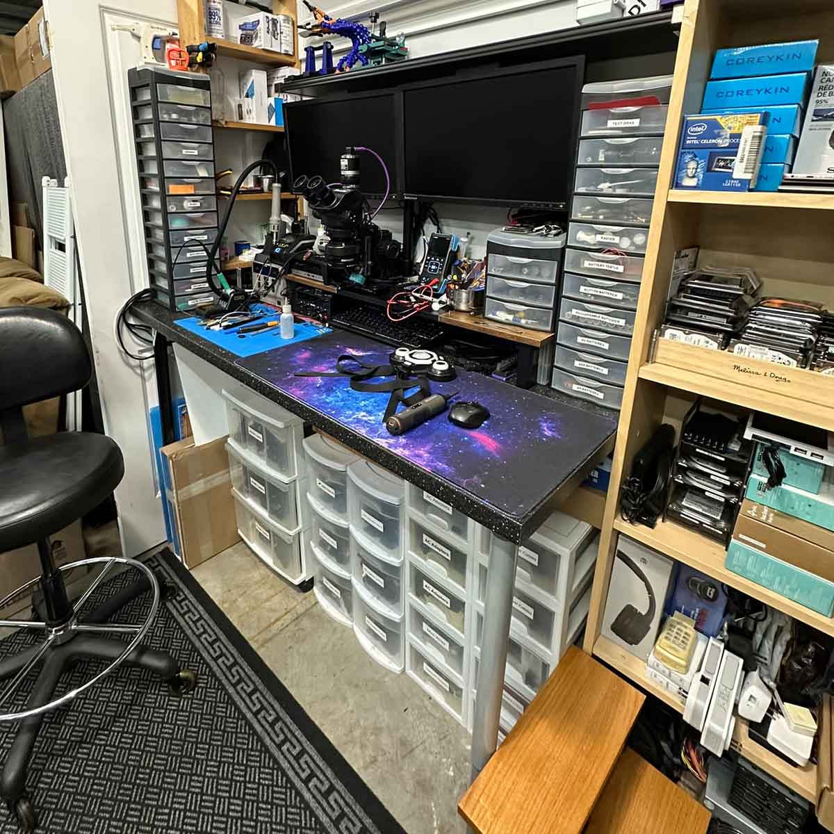 Electronics and repair work at Coolshrimp Modz